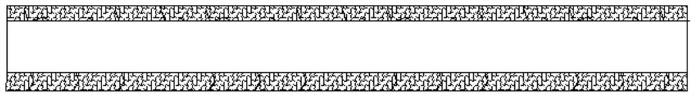 A molding die and molding process for a continuous fiber reinforced ceramic filter element