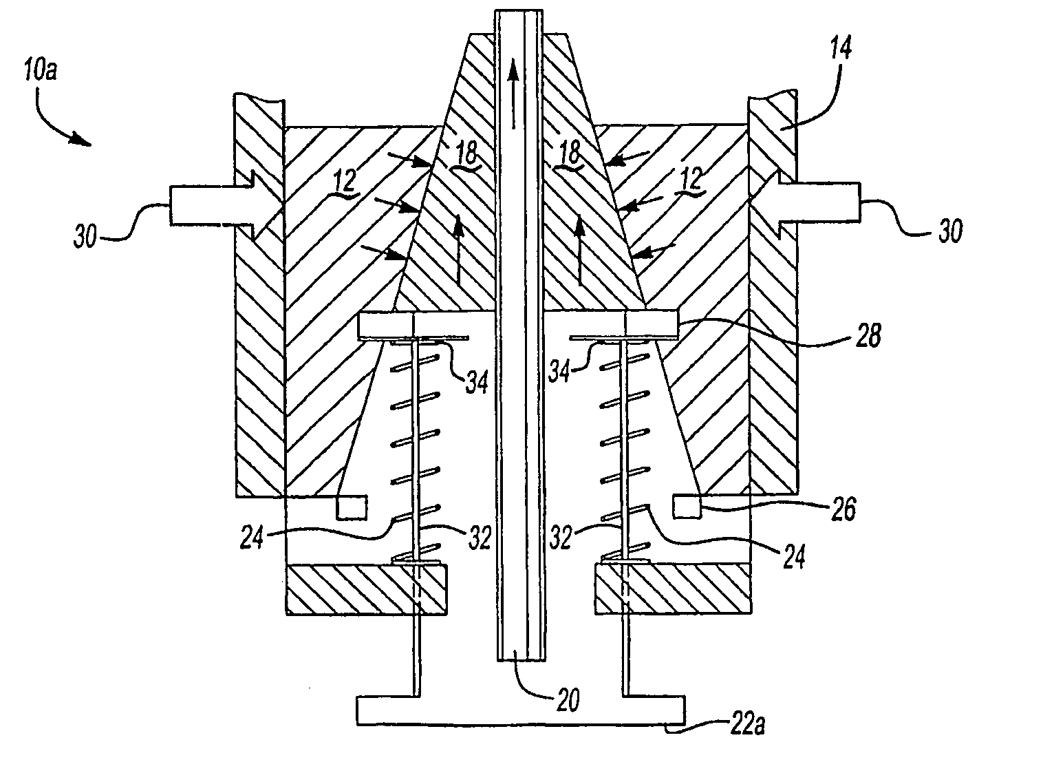 Remotely resettable ropeless emergency stopping device for an elevator