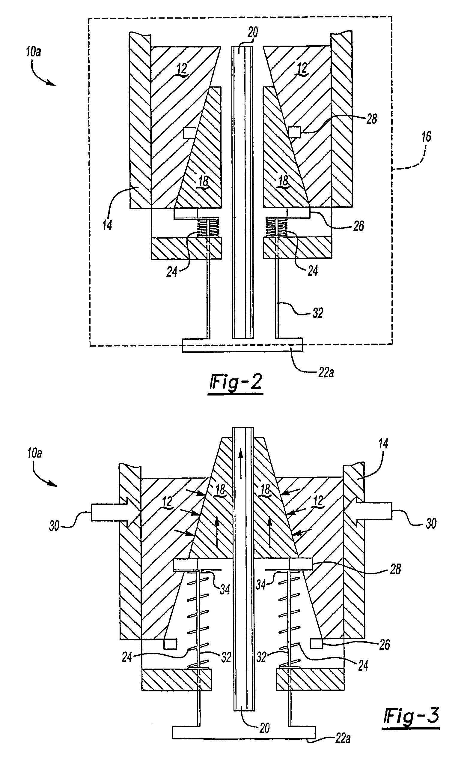 Remotely resettable ropeless emergency stopping device for an elevator