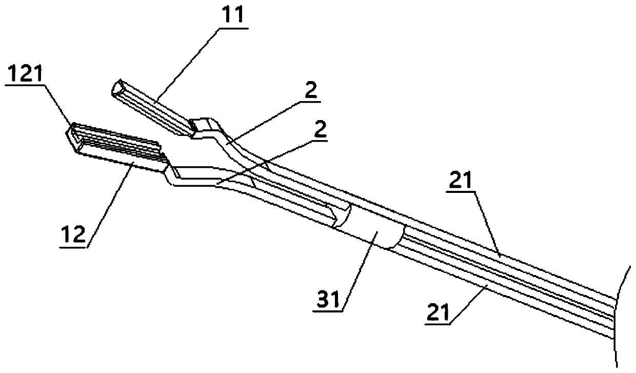 Electric coagulation and electric cutting pliers