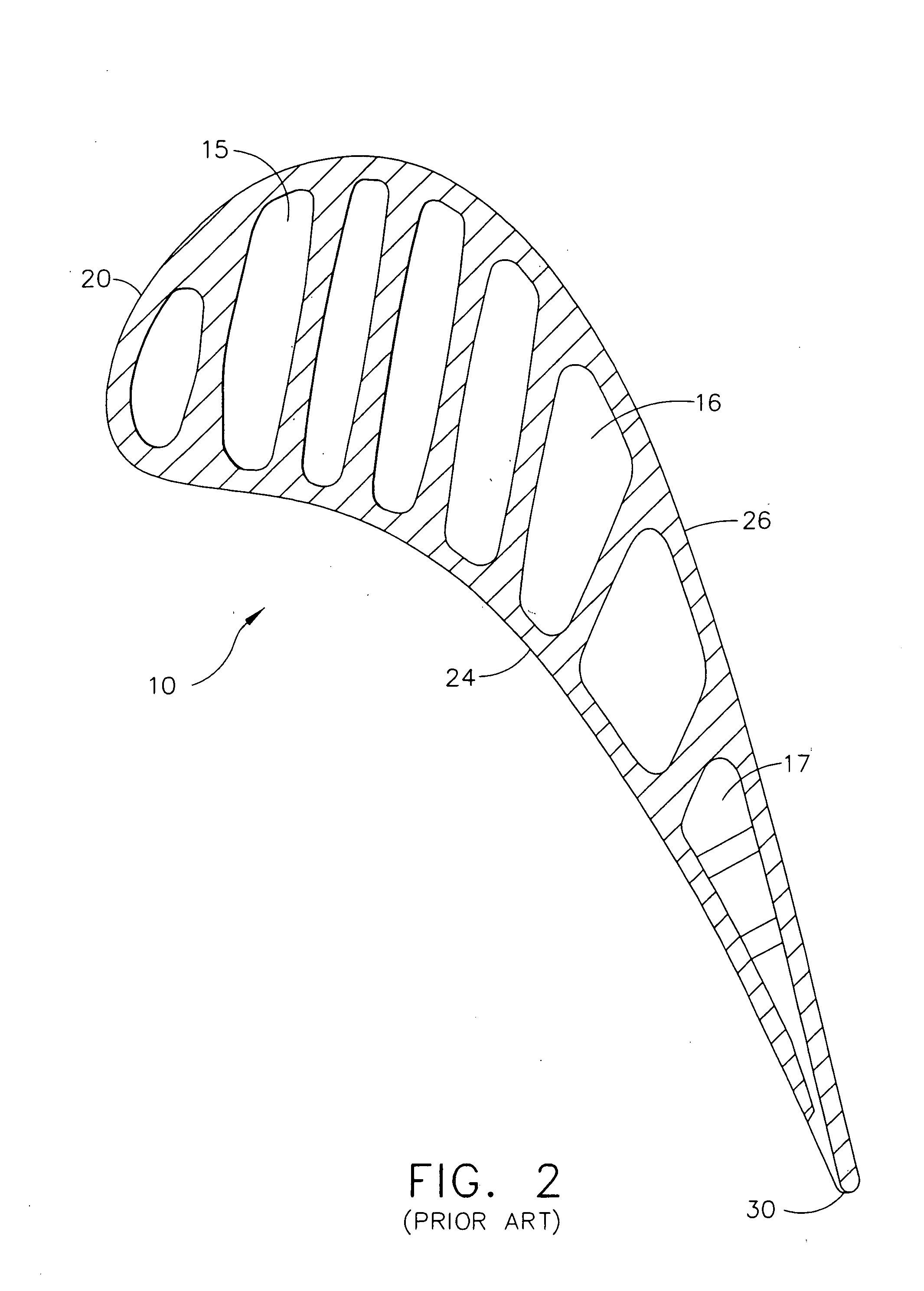 Airfoil cooling circuits and method