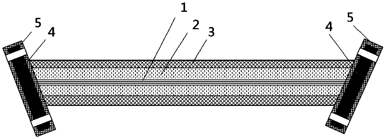 A three-dimensional braided composite power transmission tower and its preparation method