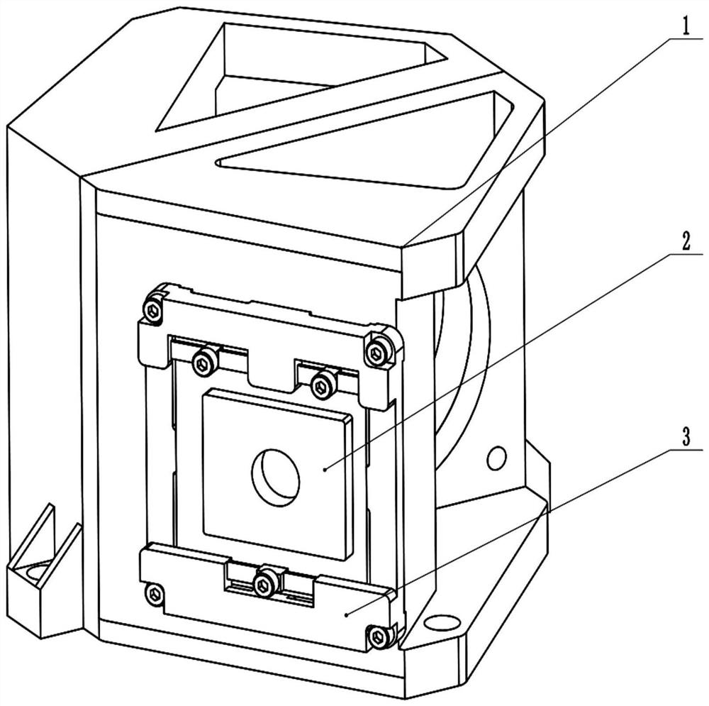 Low-temperature mounting structure for grating assembly of long-wave infrared Doppler differential interferometer