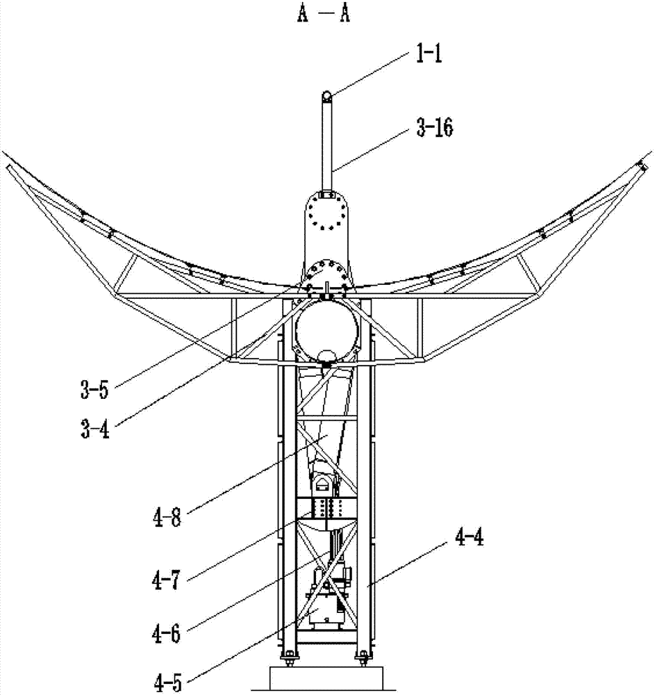 Tank type paraboloid solar concentrating collector system and array thereof