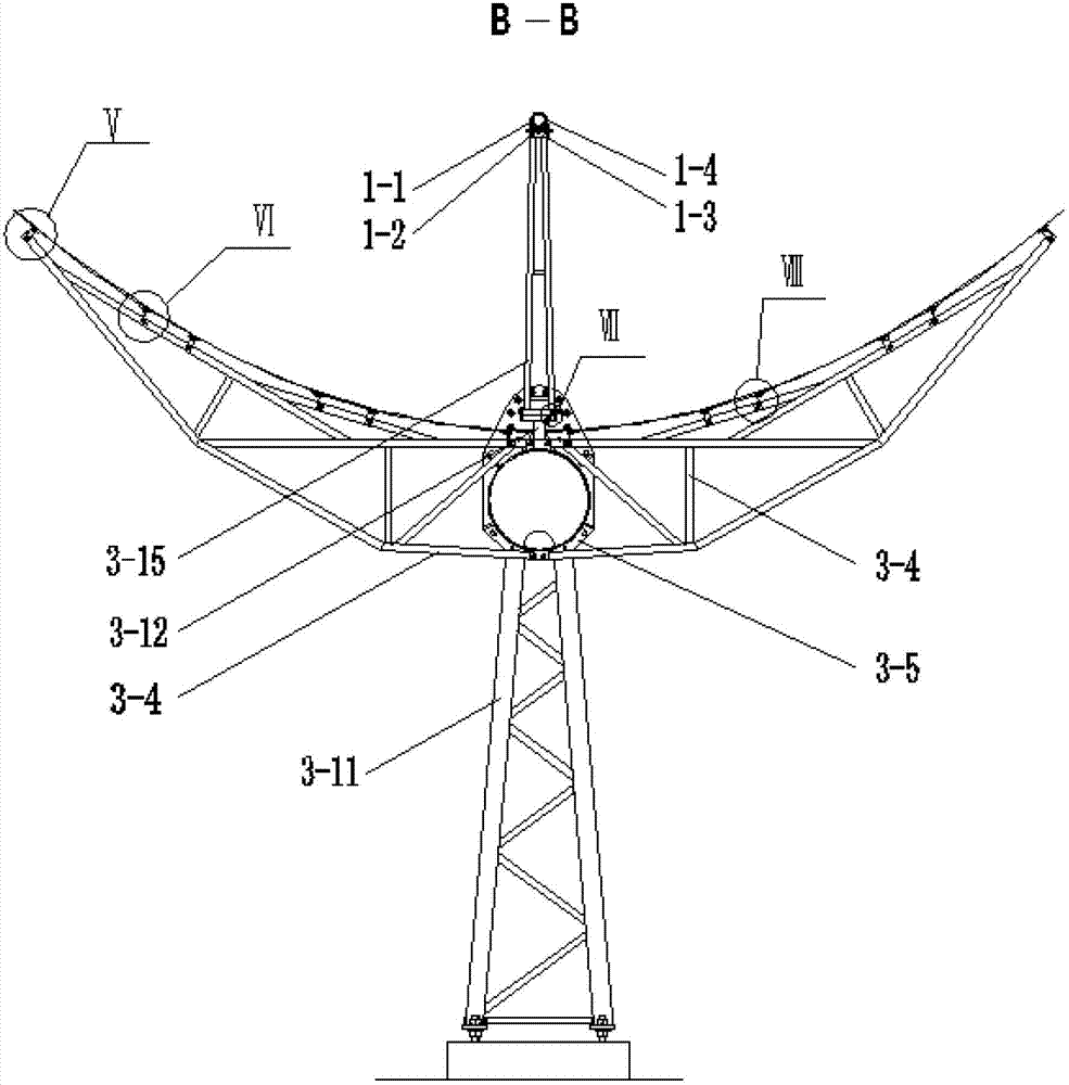Tank type paraboloid solar concentrating collector system and array thereof