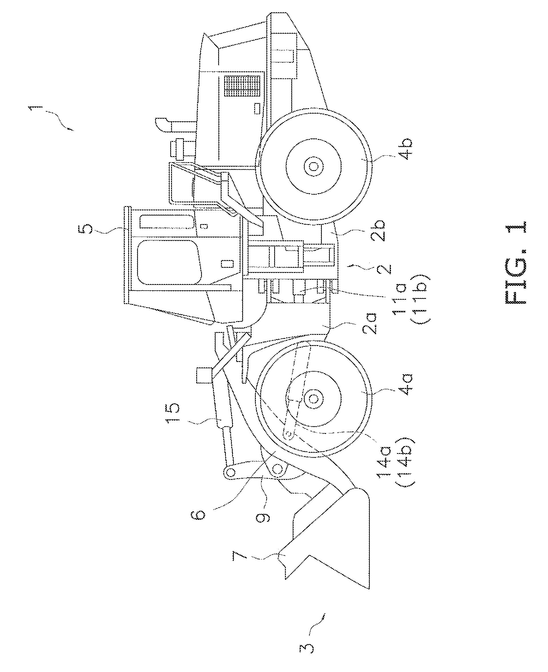 Work vehicle and work vehicle control method