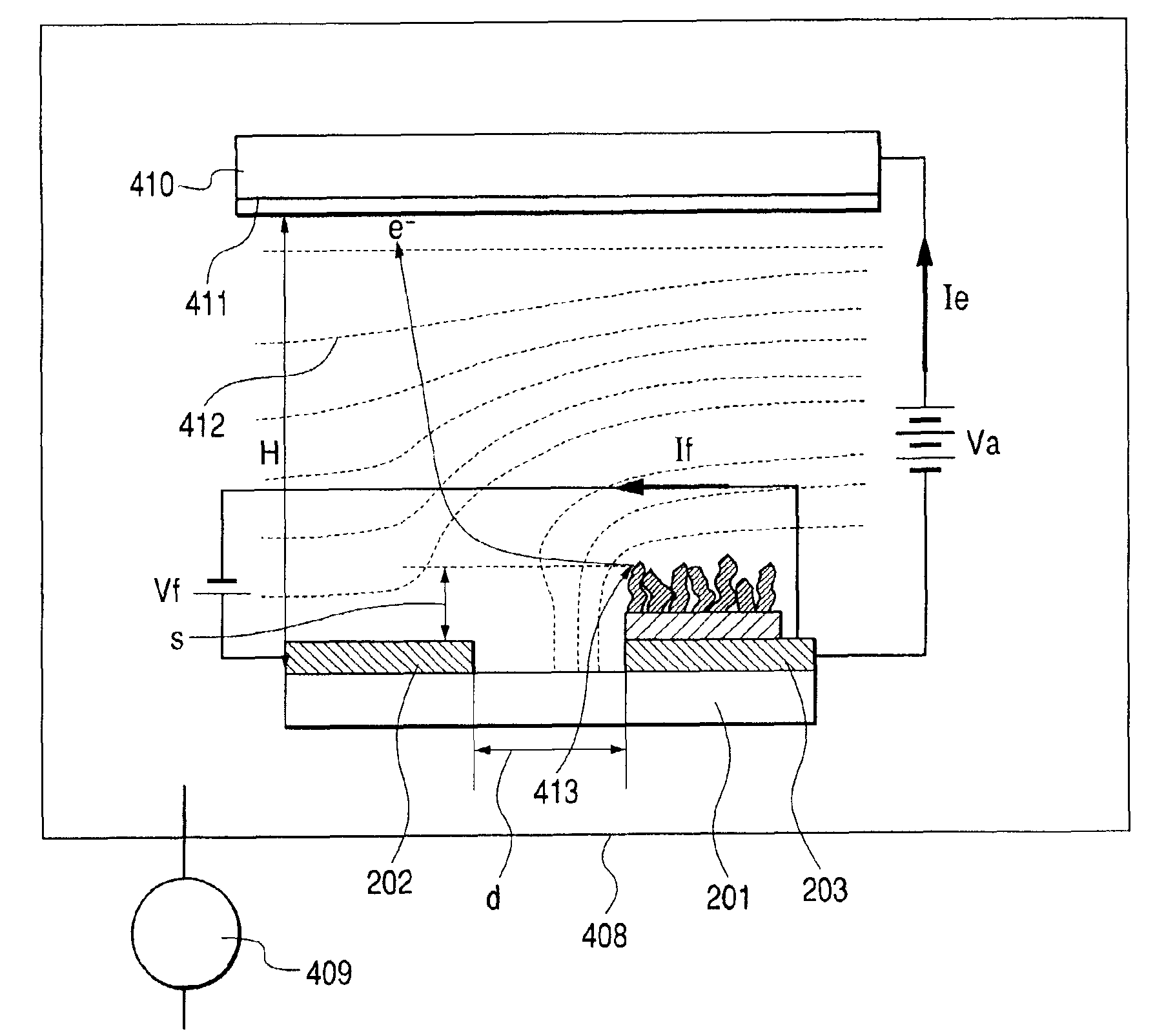 Catalyst used to form carbon fiber, method of making the same and electron emitting device, electron source, image forming apparatus, secondary battery and body for storing hydrogen
