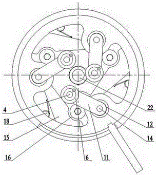 A swing arm type pulse continuously variable transmission