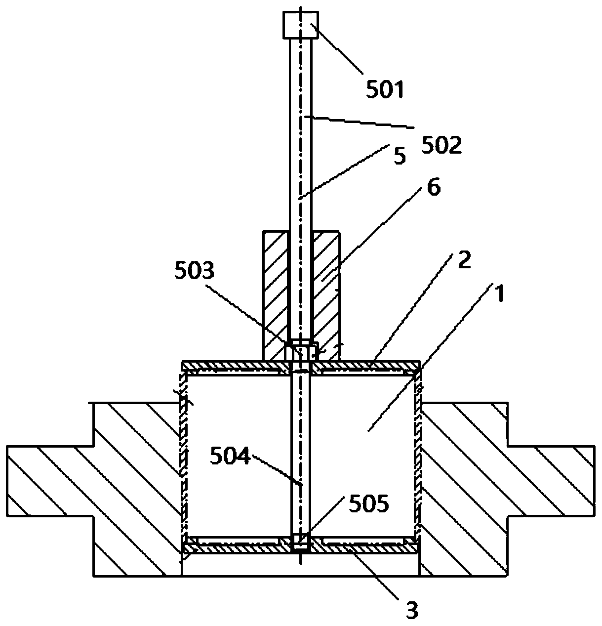 Device with distance measuring, force specifying and precision taper sleeve dismounting