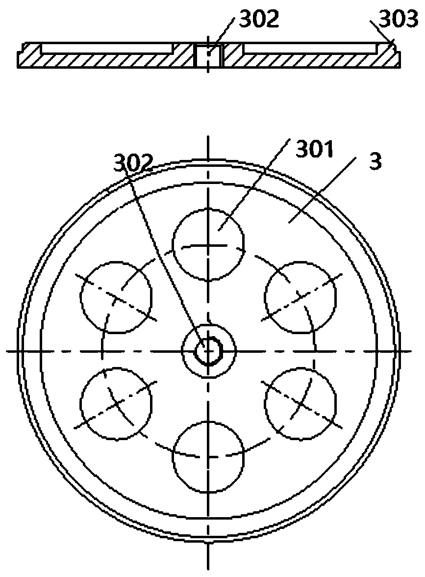 Device with distance measuring, force specifying and precision taper sleeve dismounting