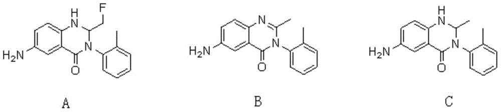 Bimetallic composite catalyst for preparing afloqualone and method for preparing afloqualone