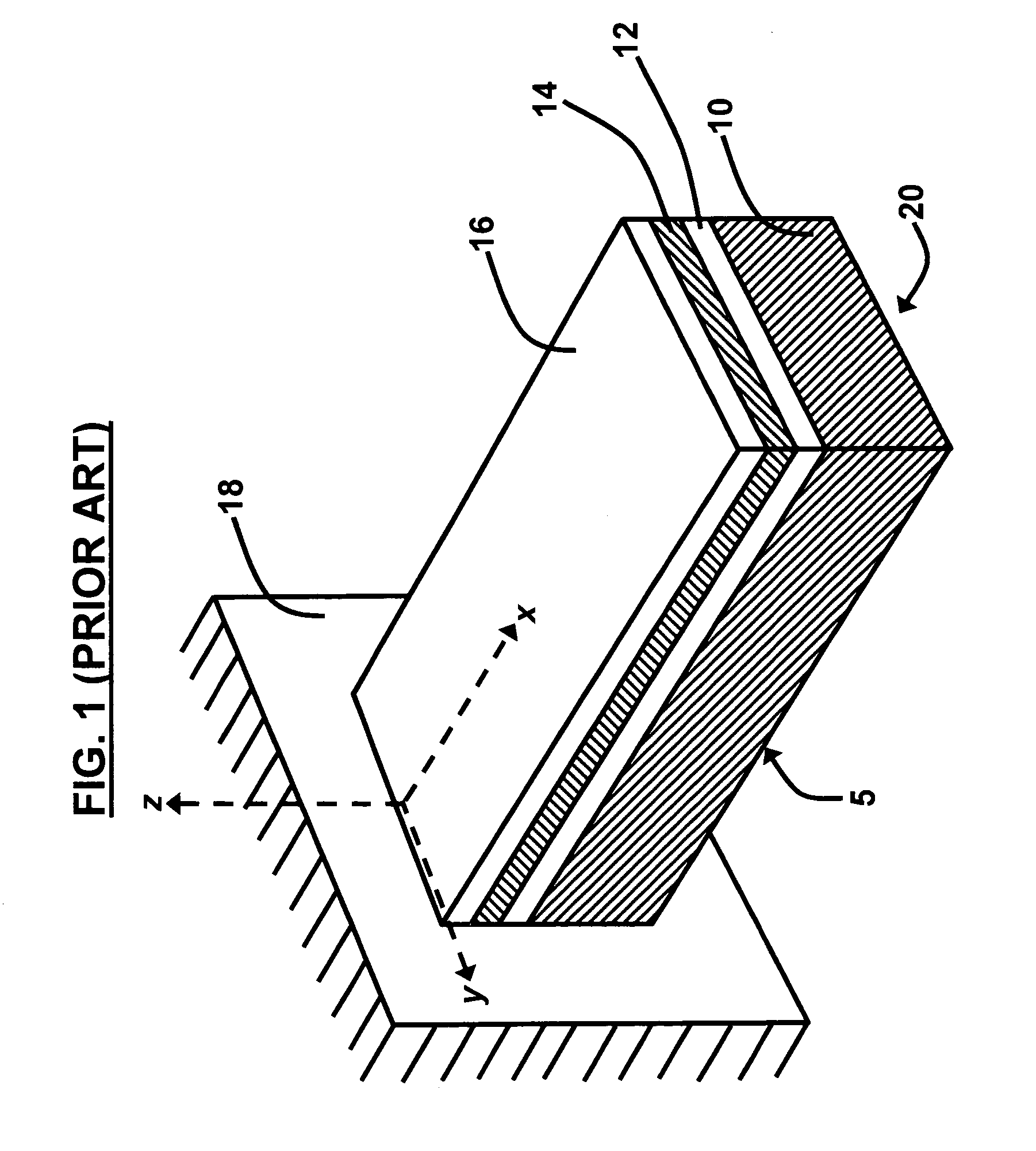 Lateral piezoelectric microelectromechanical system (MEMS) actuation and sensing device