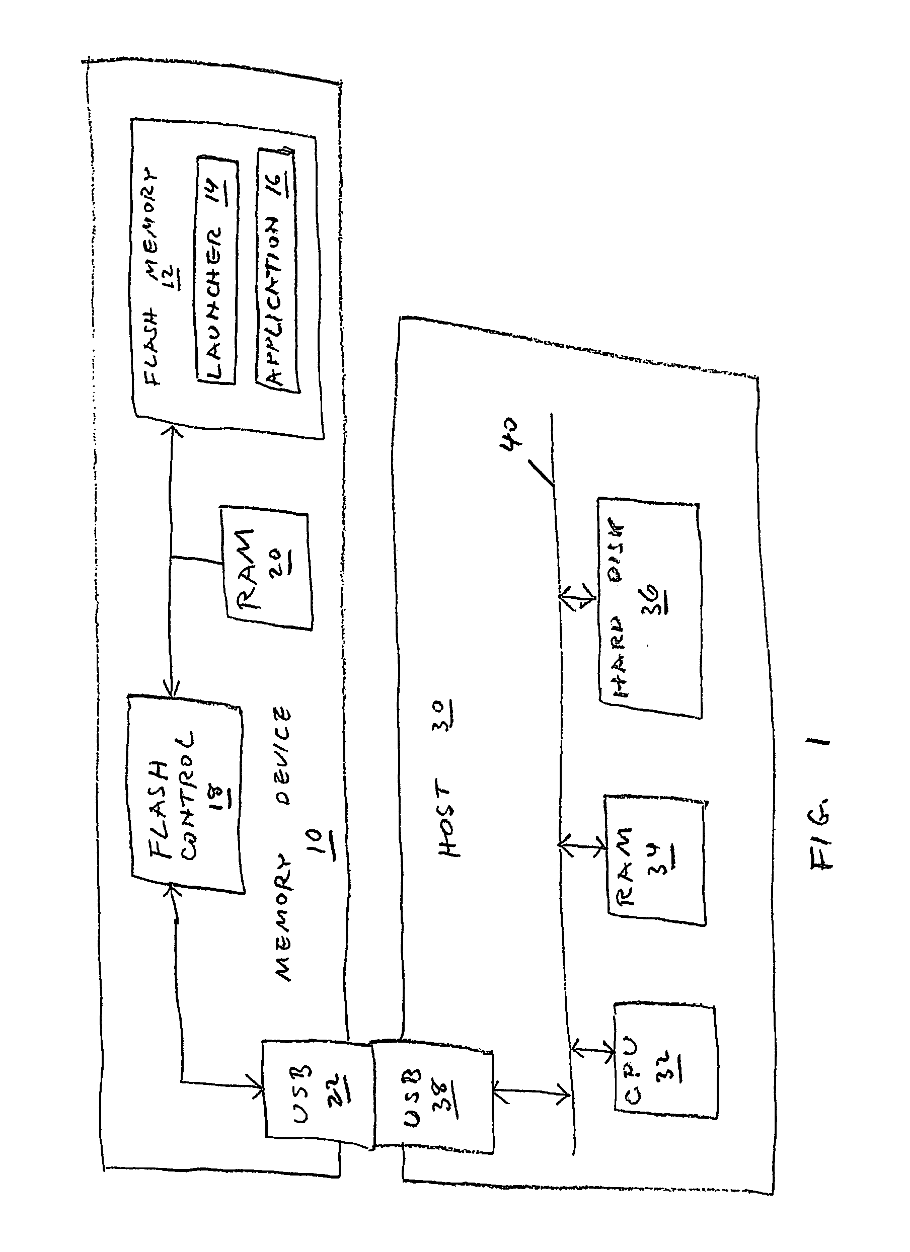 Method of traceless portable application execution