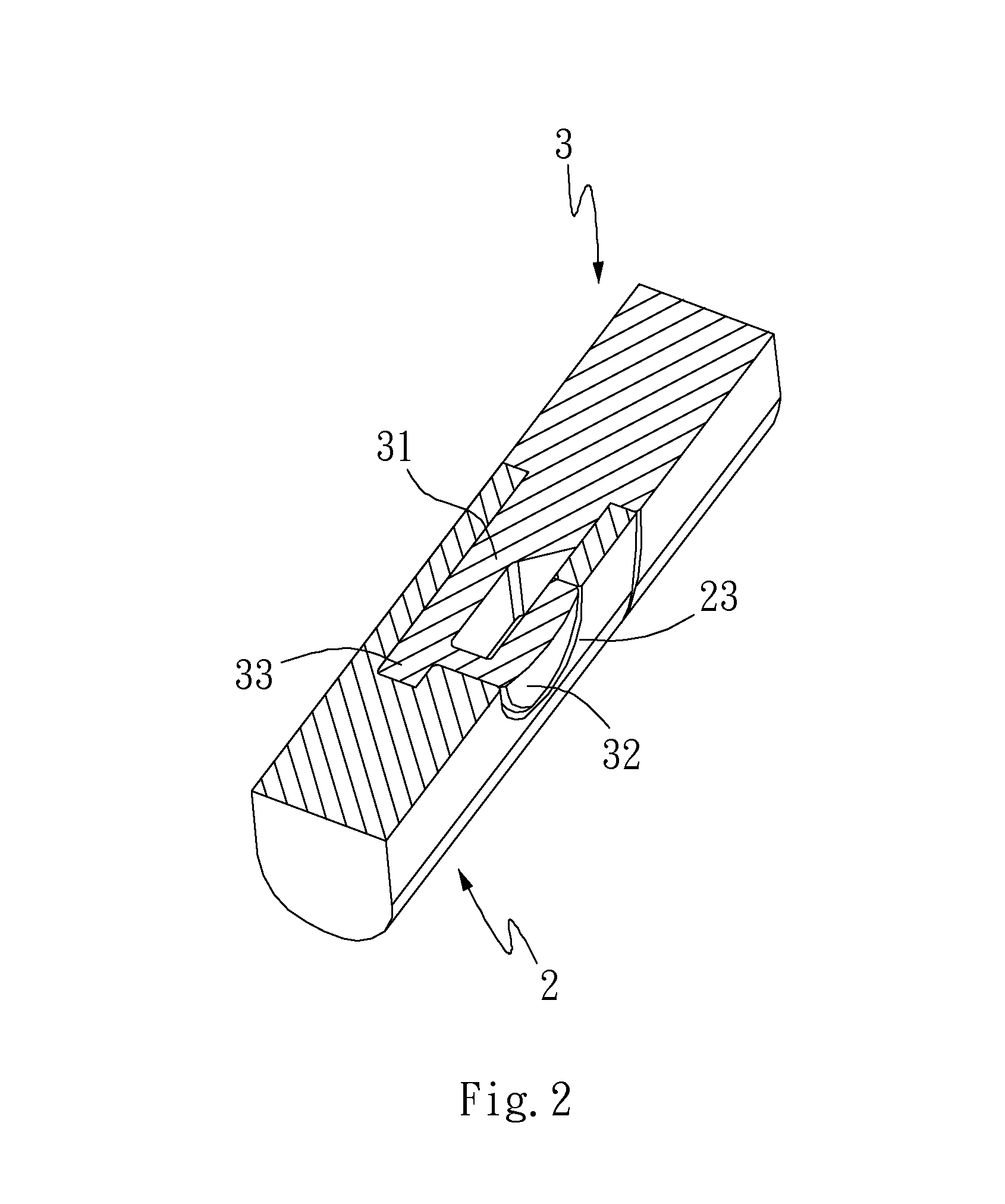 Eyeglasses leg mount structure