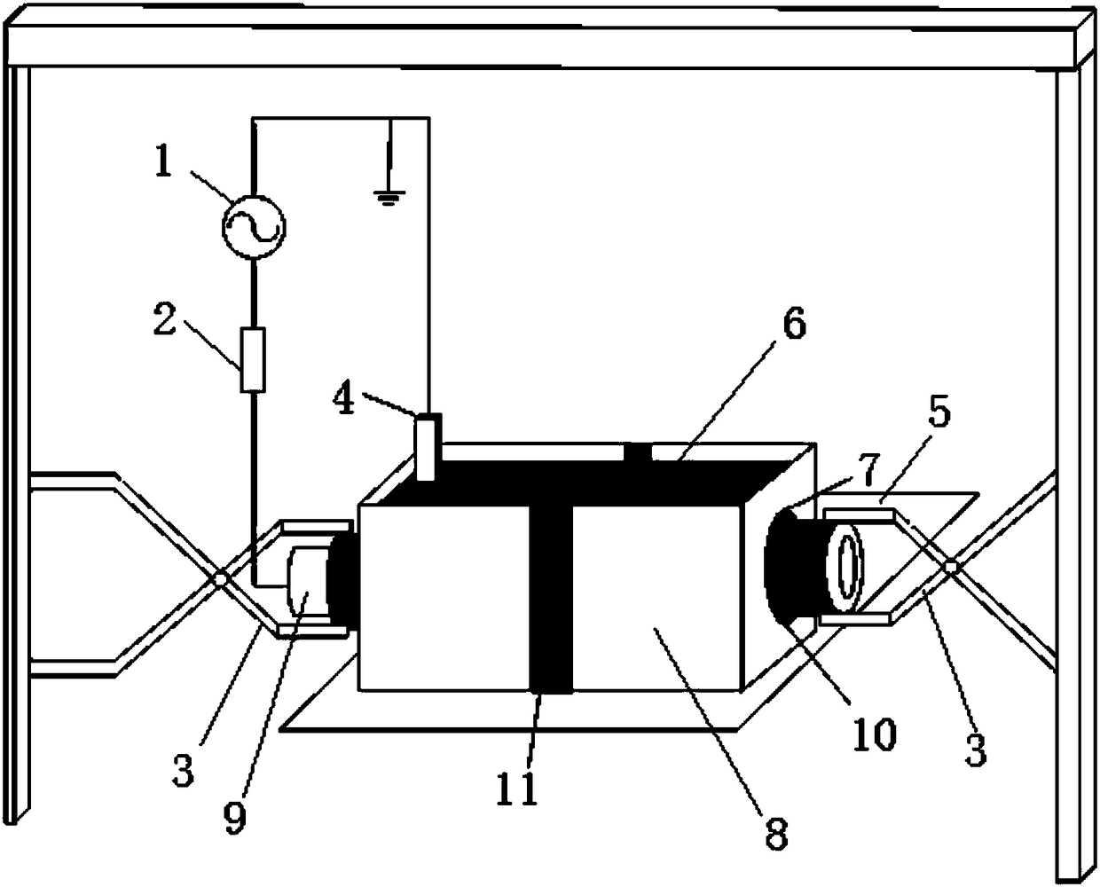 System and method for accelerated water tree aging of 10kv XLPE cables