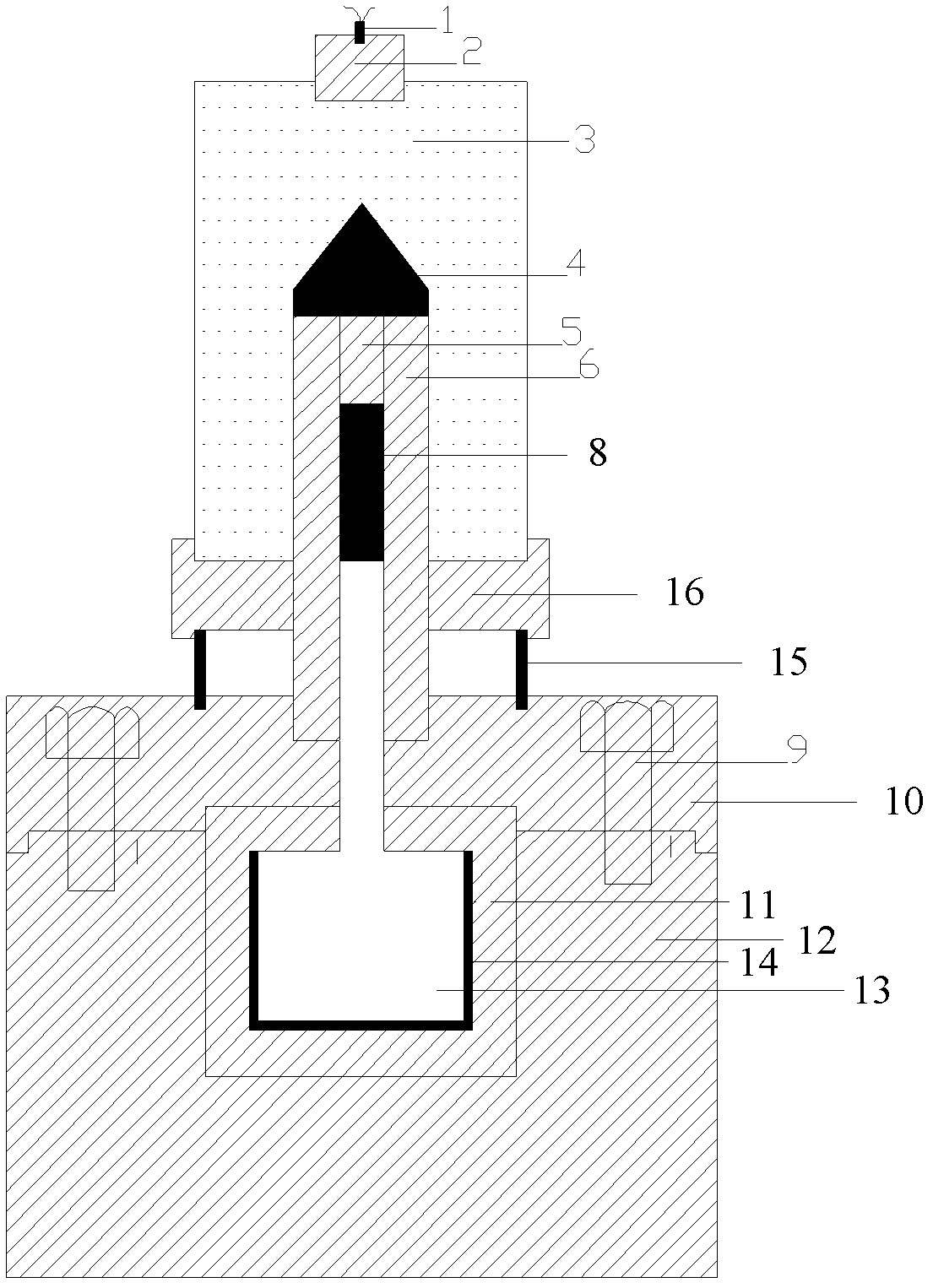 High-quenching-rate material impact synthesis and recovery device