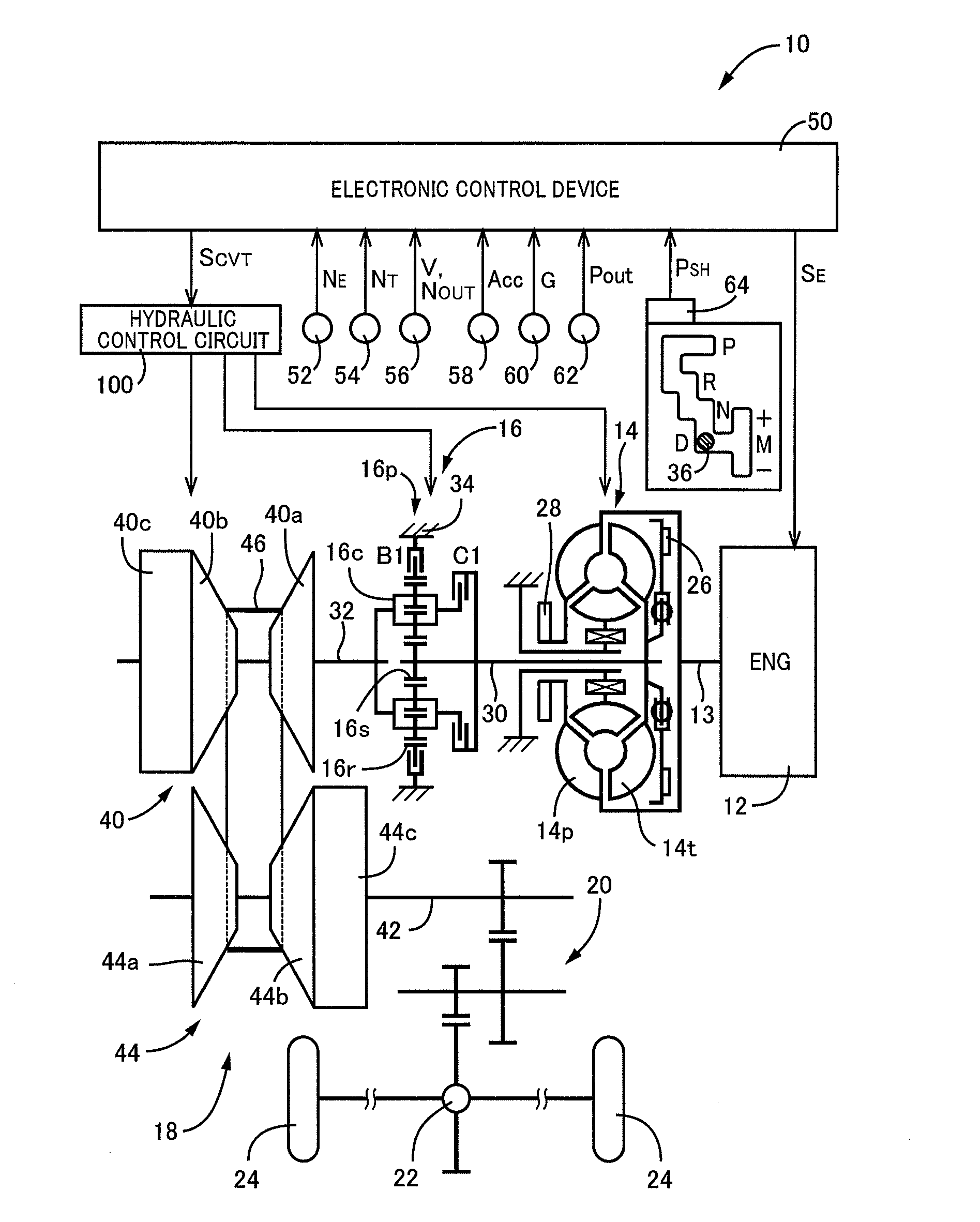 Control device for vehicular continuously variable transmission