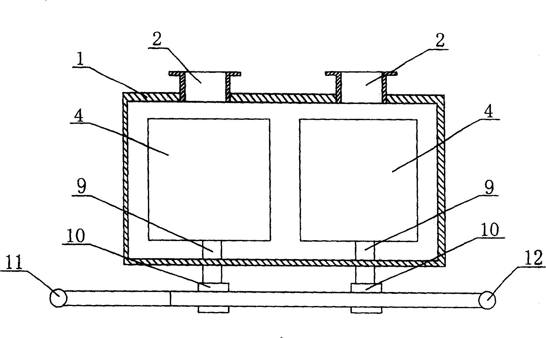 Granular-layer dust precipitator