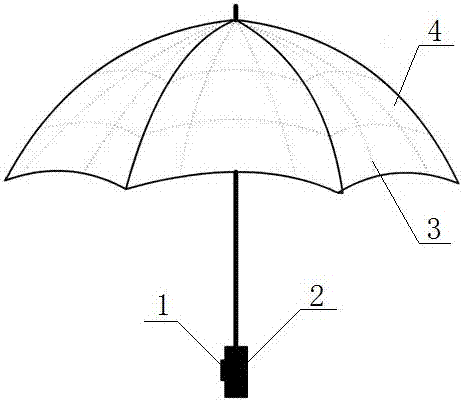 Drying type umbrella