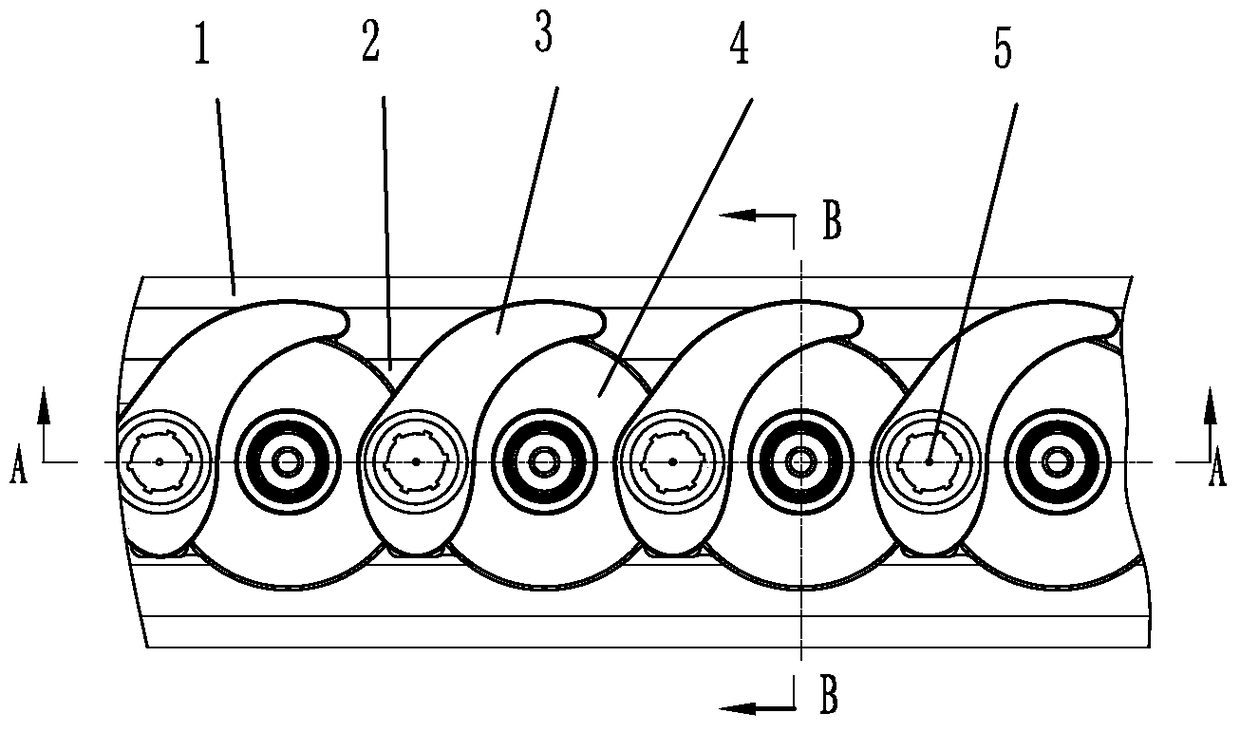 Tray fixed conveying device for collective doffing of spinning frame