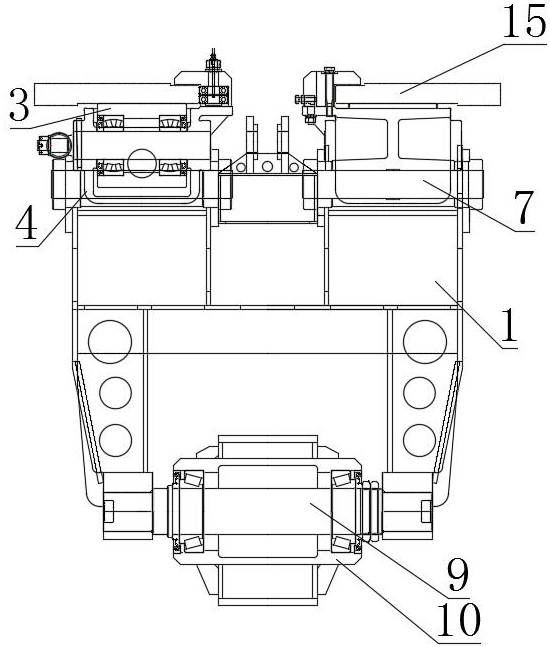 Air bag type floating loading mechanism