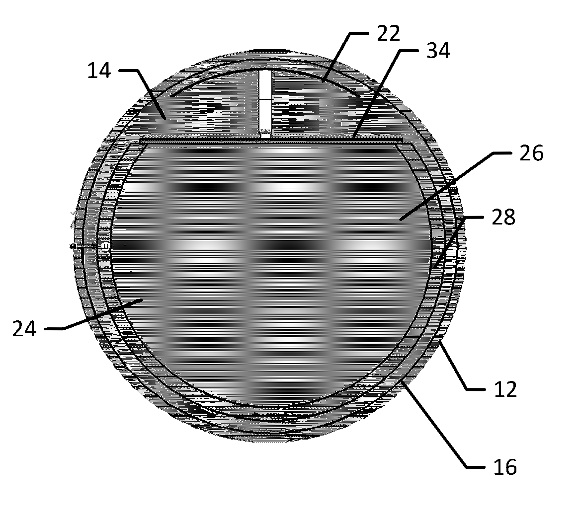 Wireless portable electronic device having a conductive body that functions as a radiator