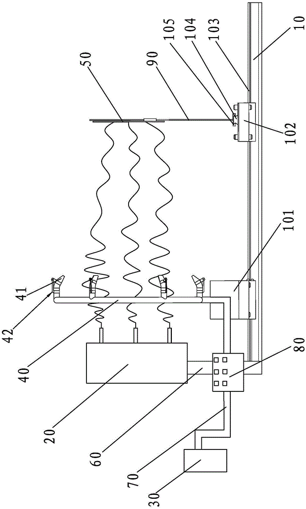 Large-area crosslinking device for nano-fibers