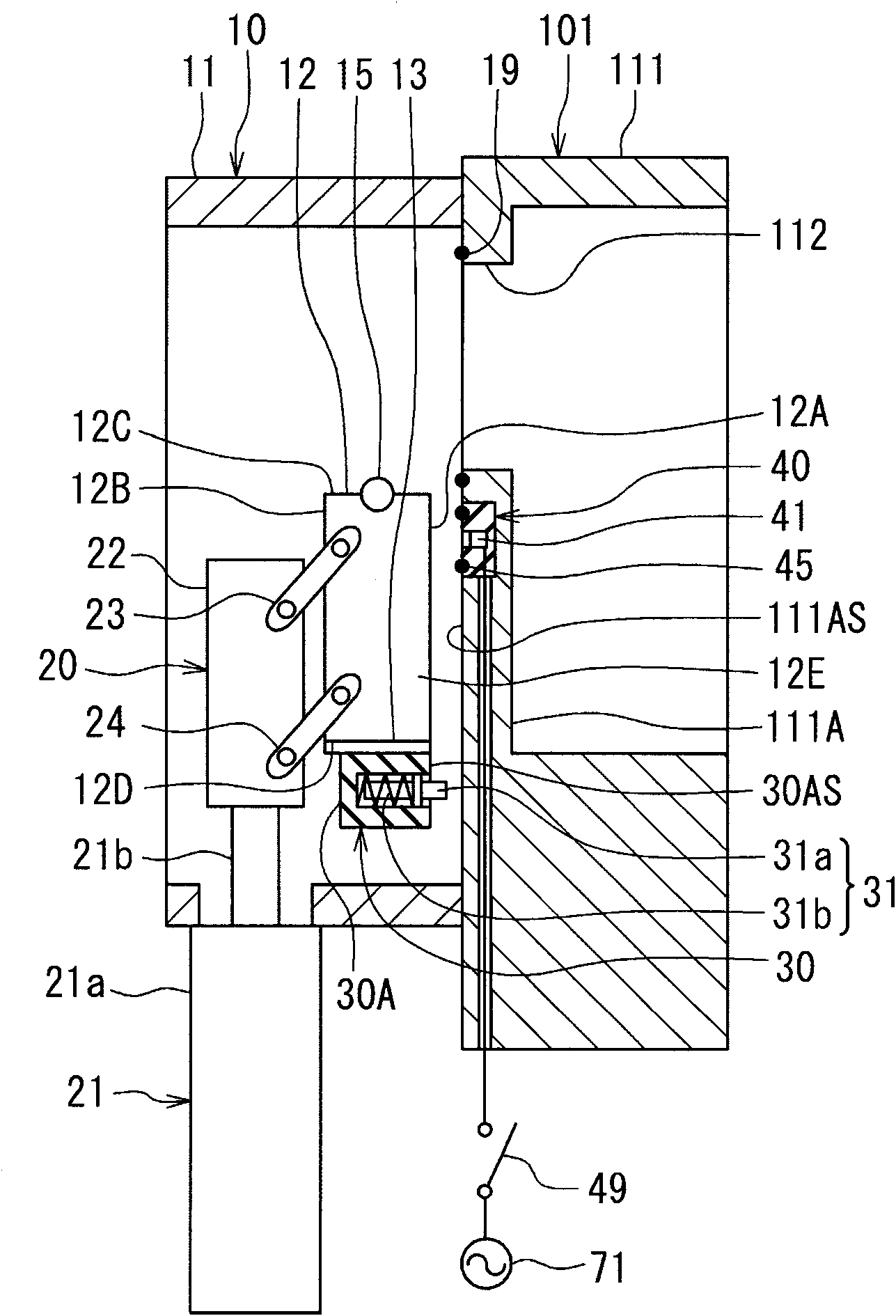 Gate valve device