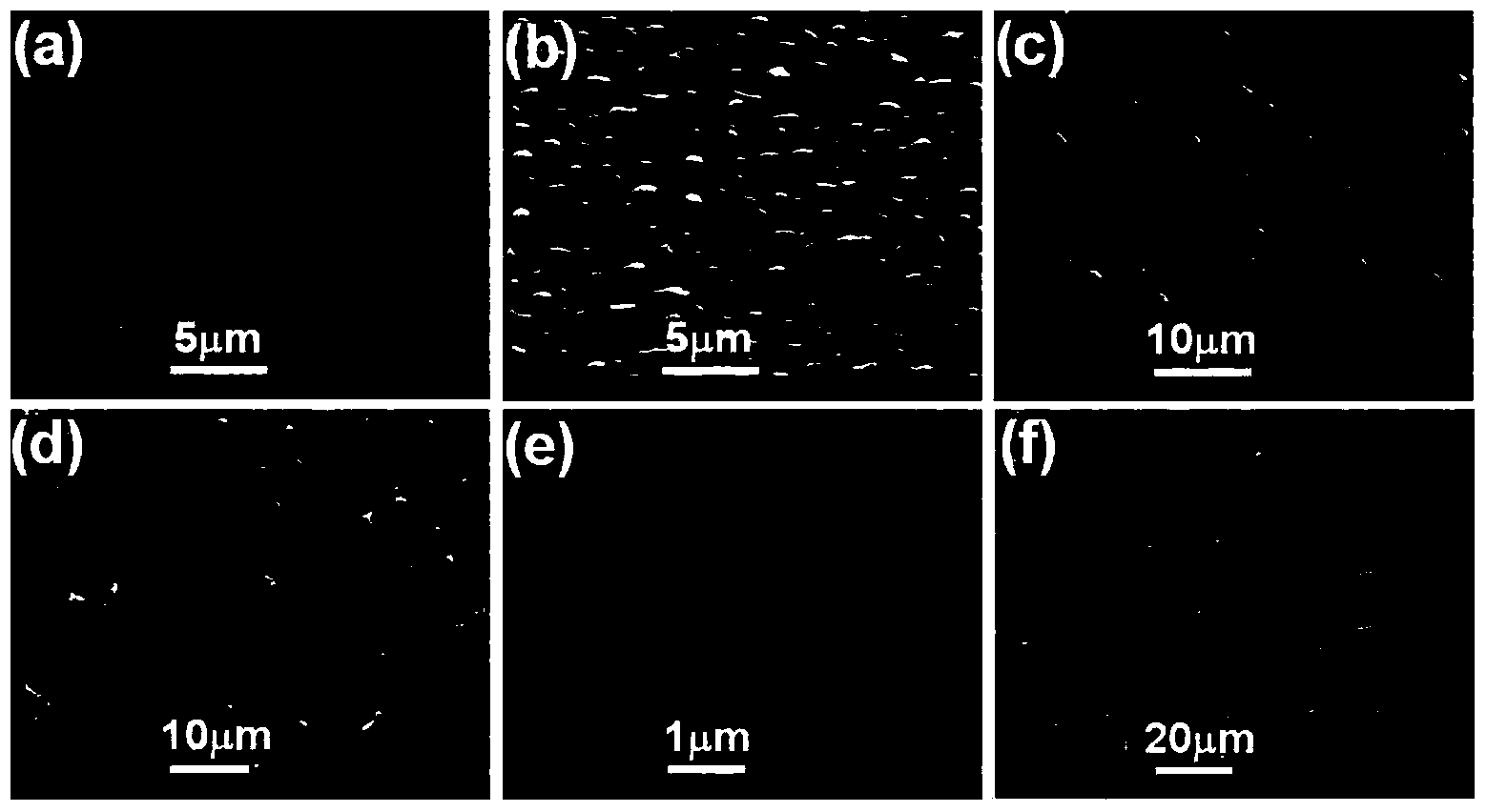 Method for preparing high-adhesion micro-nano array structure film through wet etching and reverse transfer printing