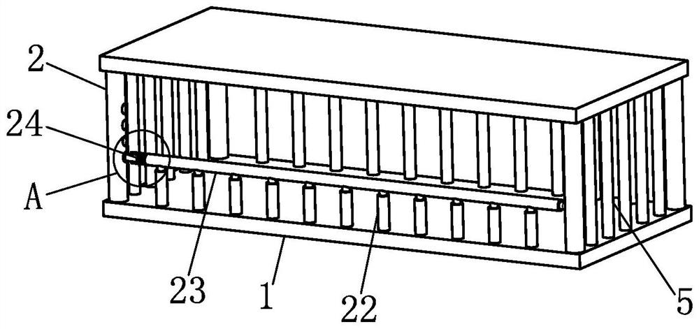 Toiletries placing rack for personnel on board a ship