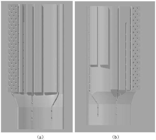 Light curing 3D printing preparing method for complex double-wall silicon-based ceramic core