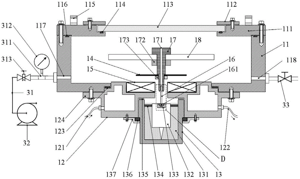 Optical measurement method and device for deformation and strain of high-speed rotating structural parts