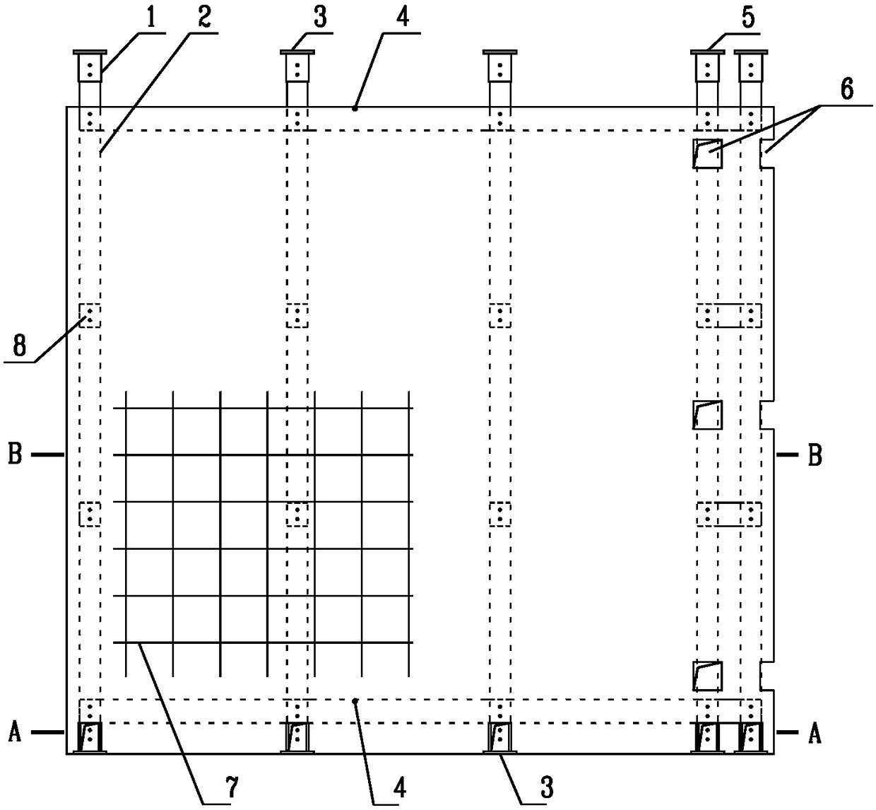 Prefabricated light steel composite structure house and construction method