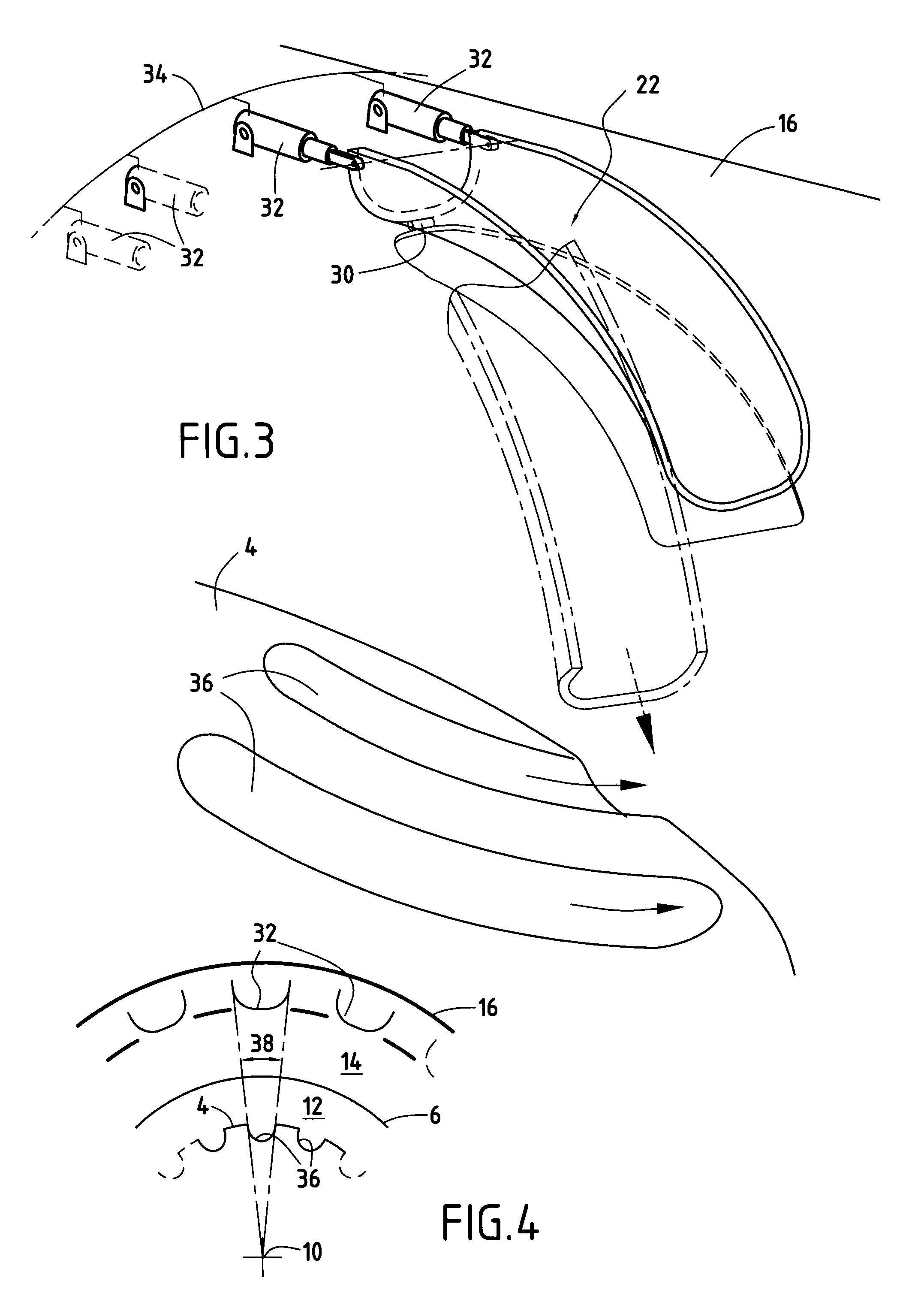 Variable-section flow mixer for a double-flow turbojet for a supersonic airplane