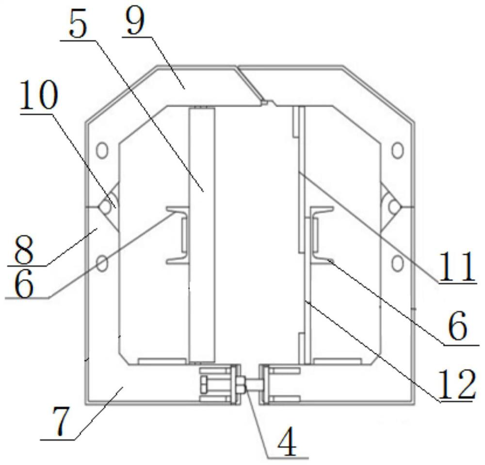 An inner mold splicing module and a variable detachable inner mold and its construction technology