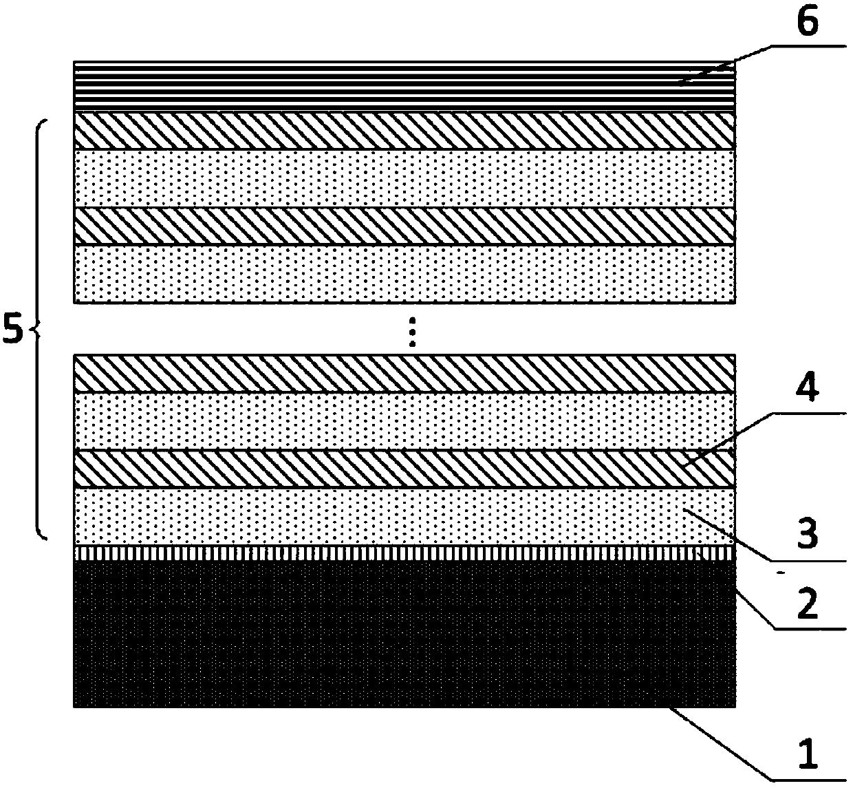 Preparation of cocr/ti extreme ultraviolet multilayer artificial crystal monochromator by nitrogen reactive sputtering and its manufacturing method