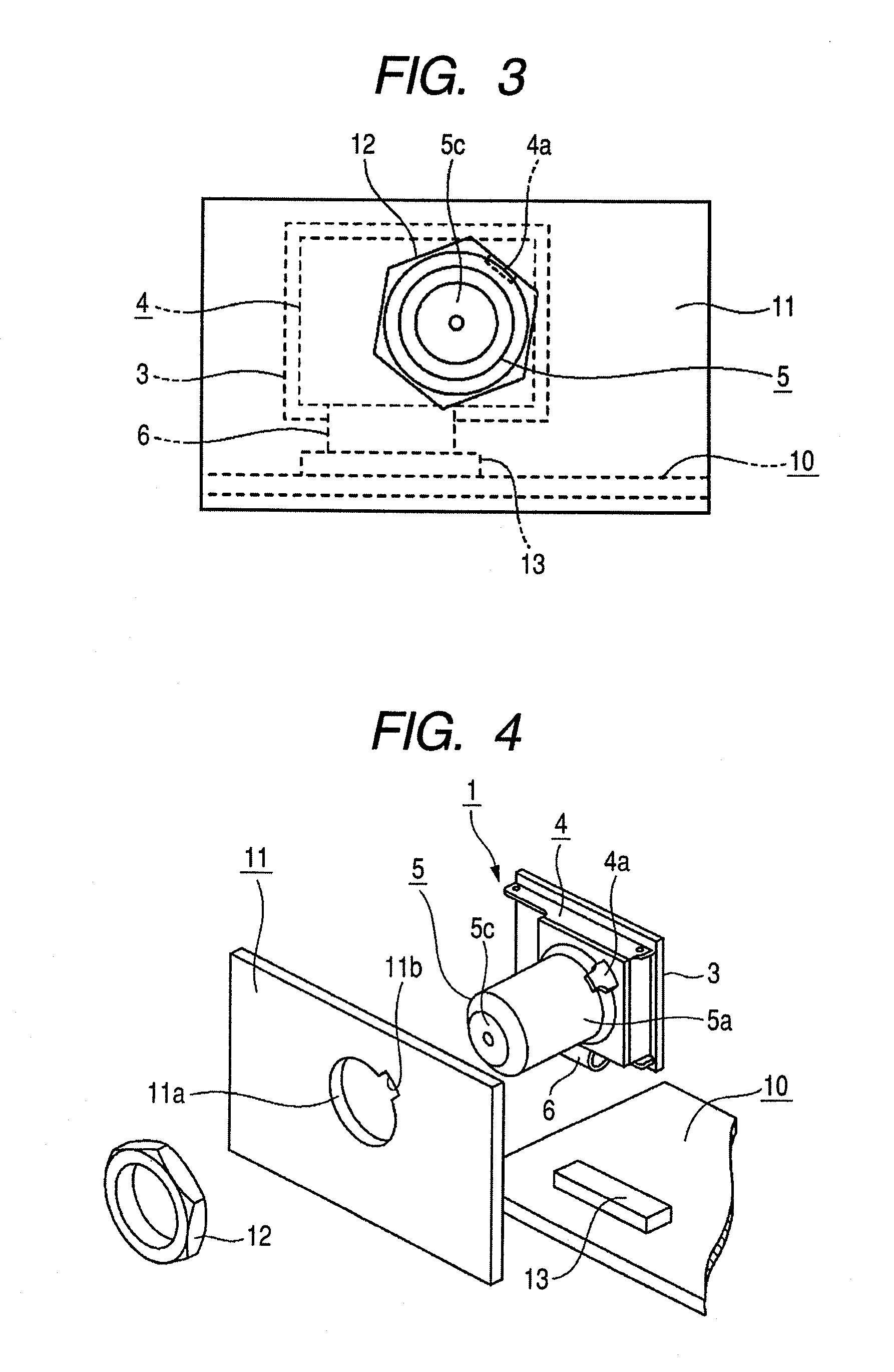 Mounting structure of electronic circuit unit