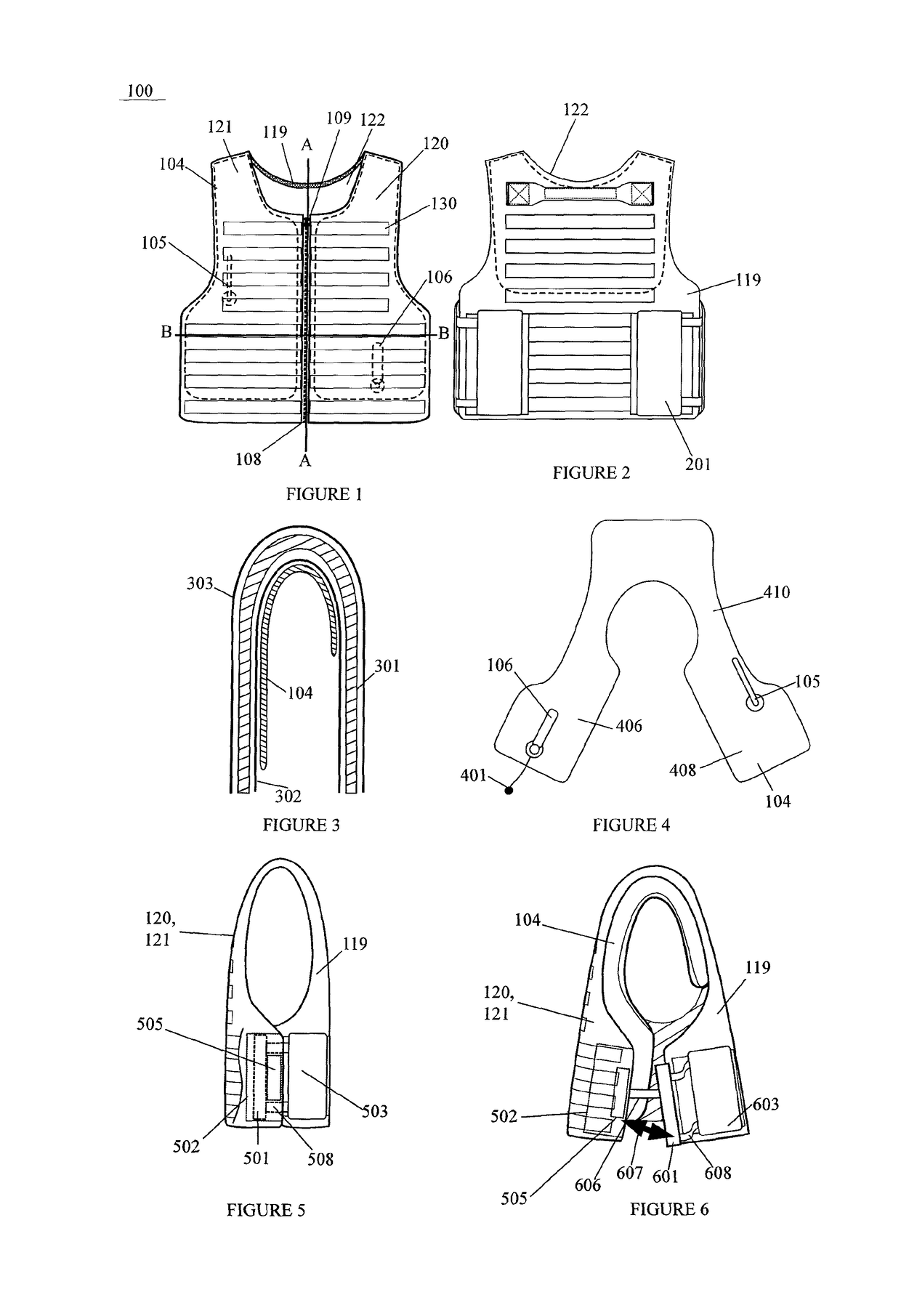 Protective garment with an inflatable floatation bladder
