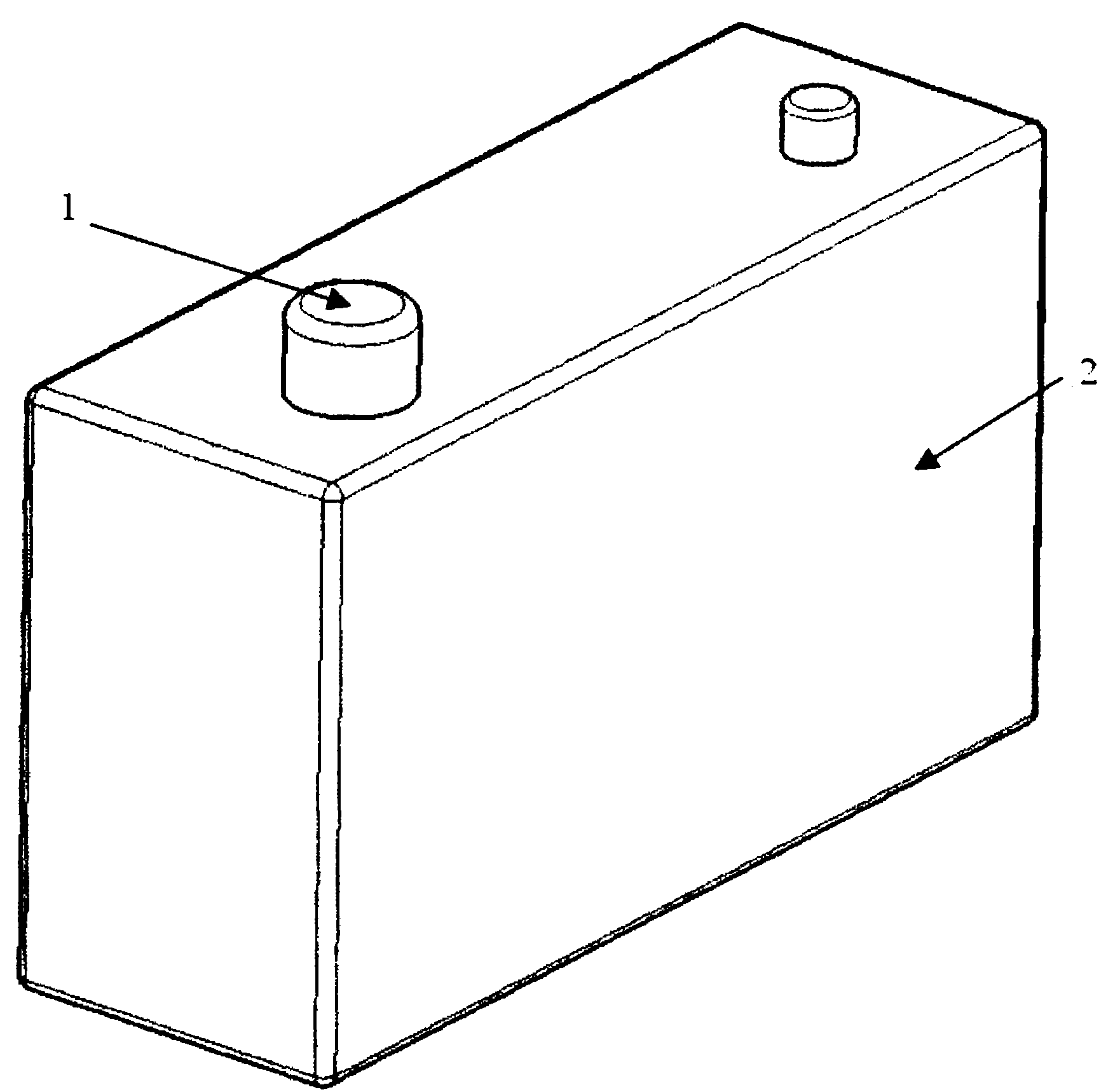 Electrode protection device of battery