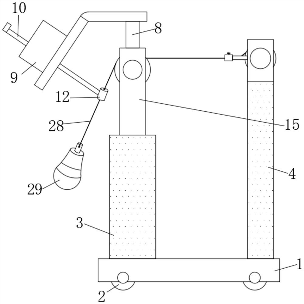 A kind of elevator landing door pendulum impact deformation test device and method