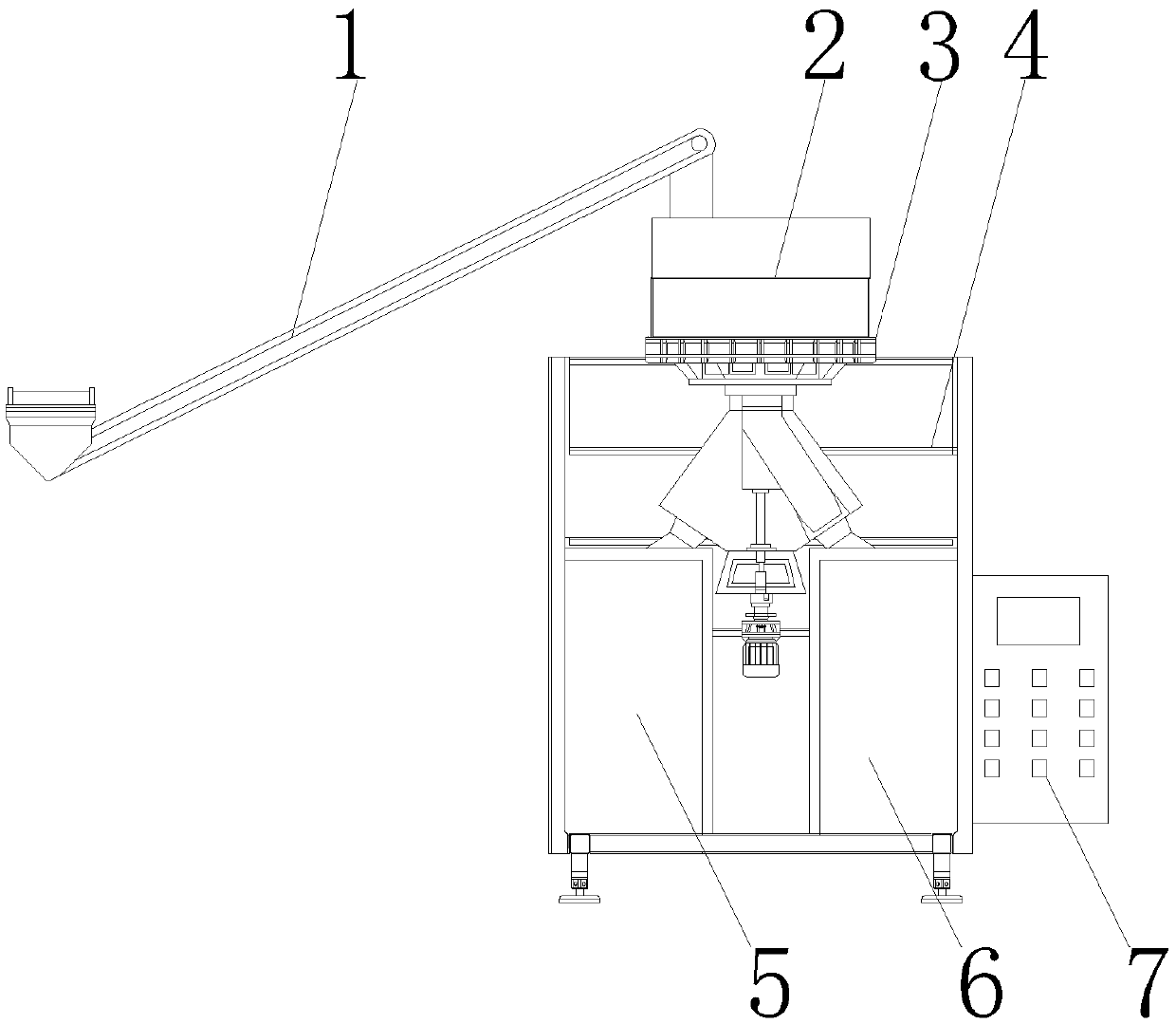 Rice seed screening machine thorough in screening