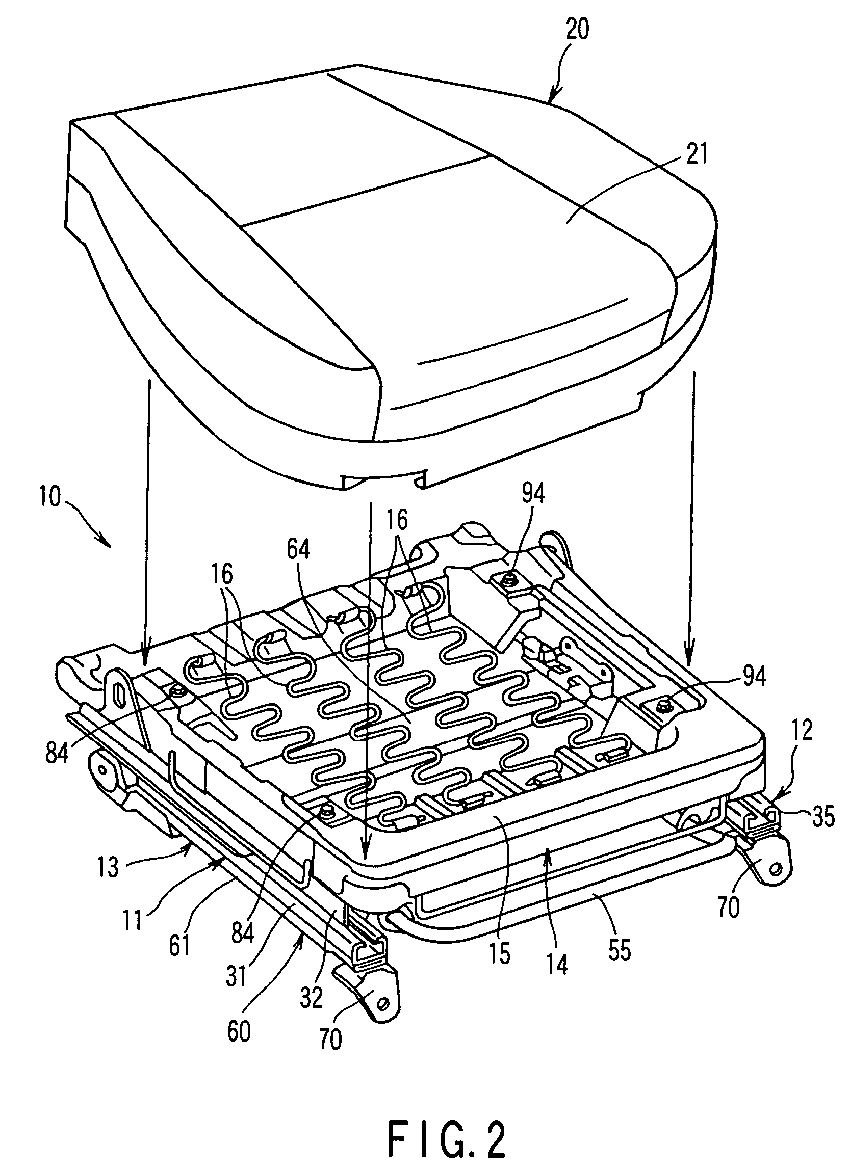 Vehicular seat apparatus