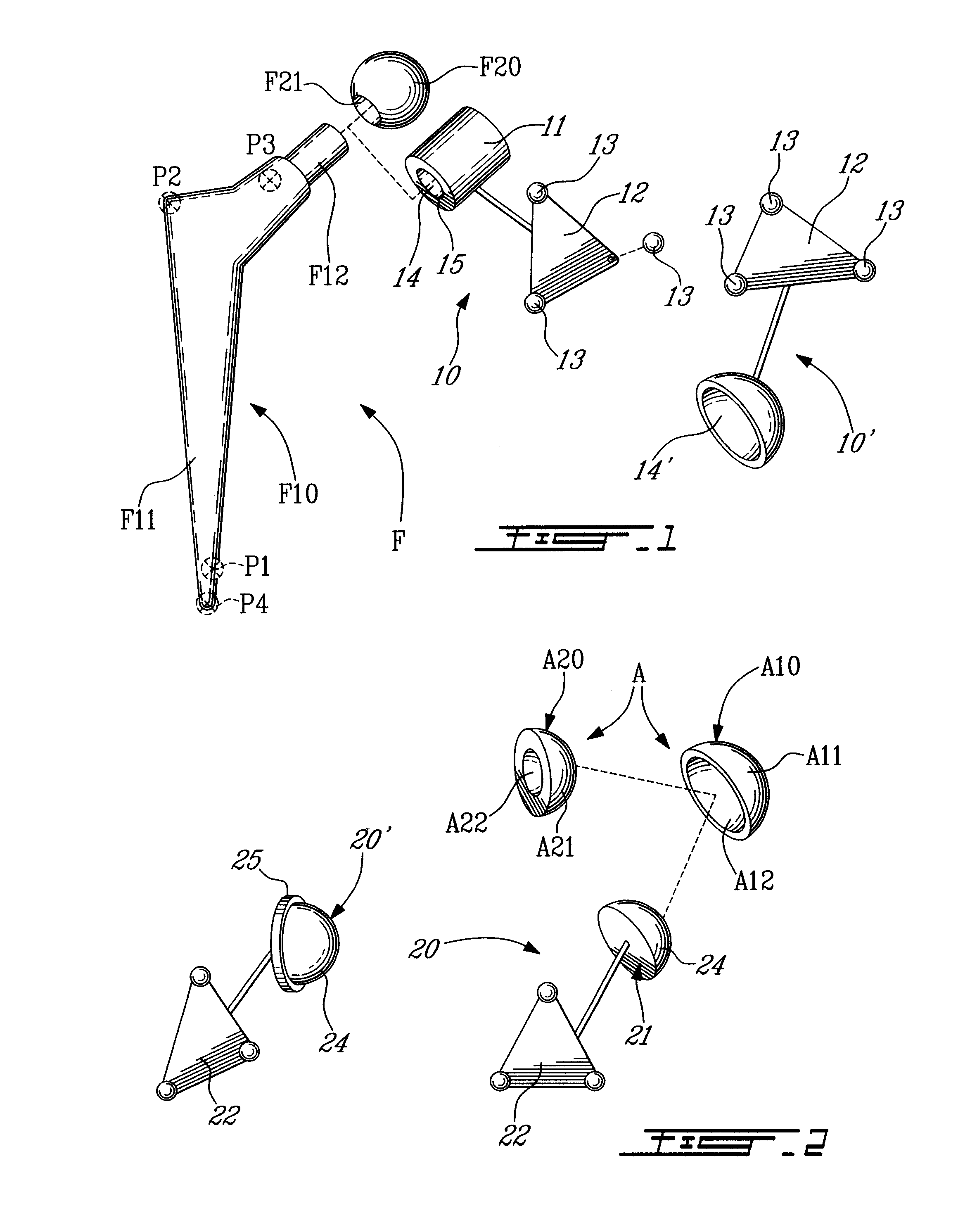 Device, method and system for digitizing position and orientation information of hip joint implant components