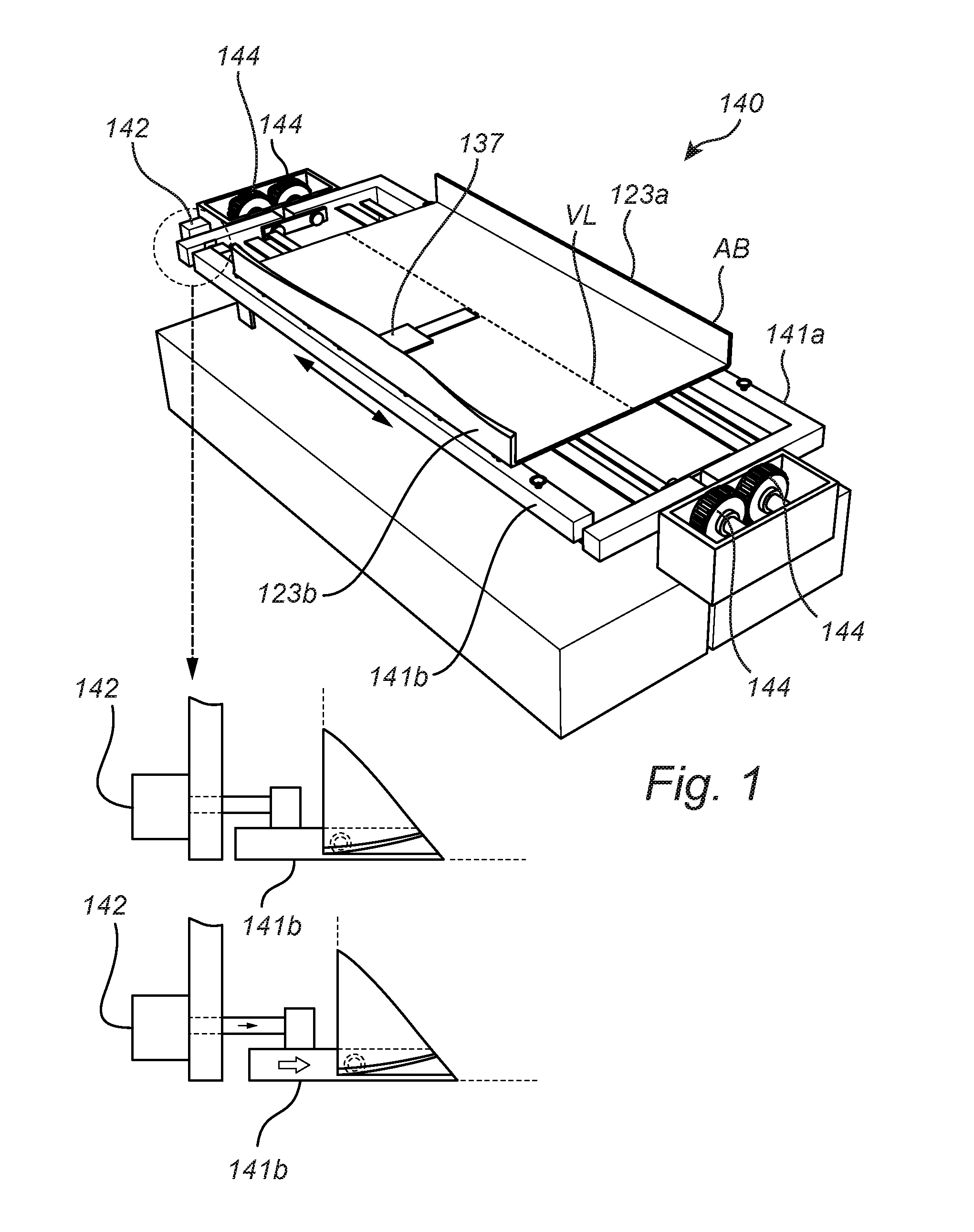 Folding device, use of the same and a method for producing an information presenting device