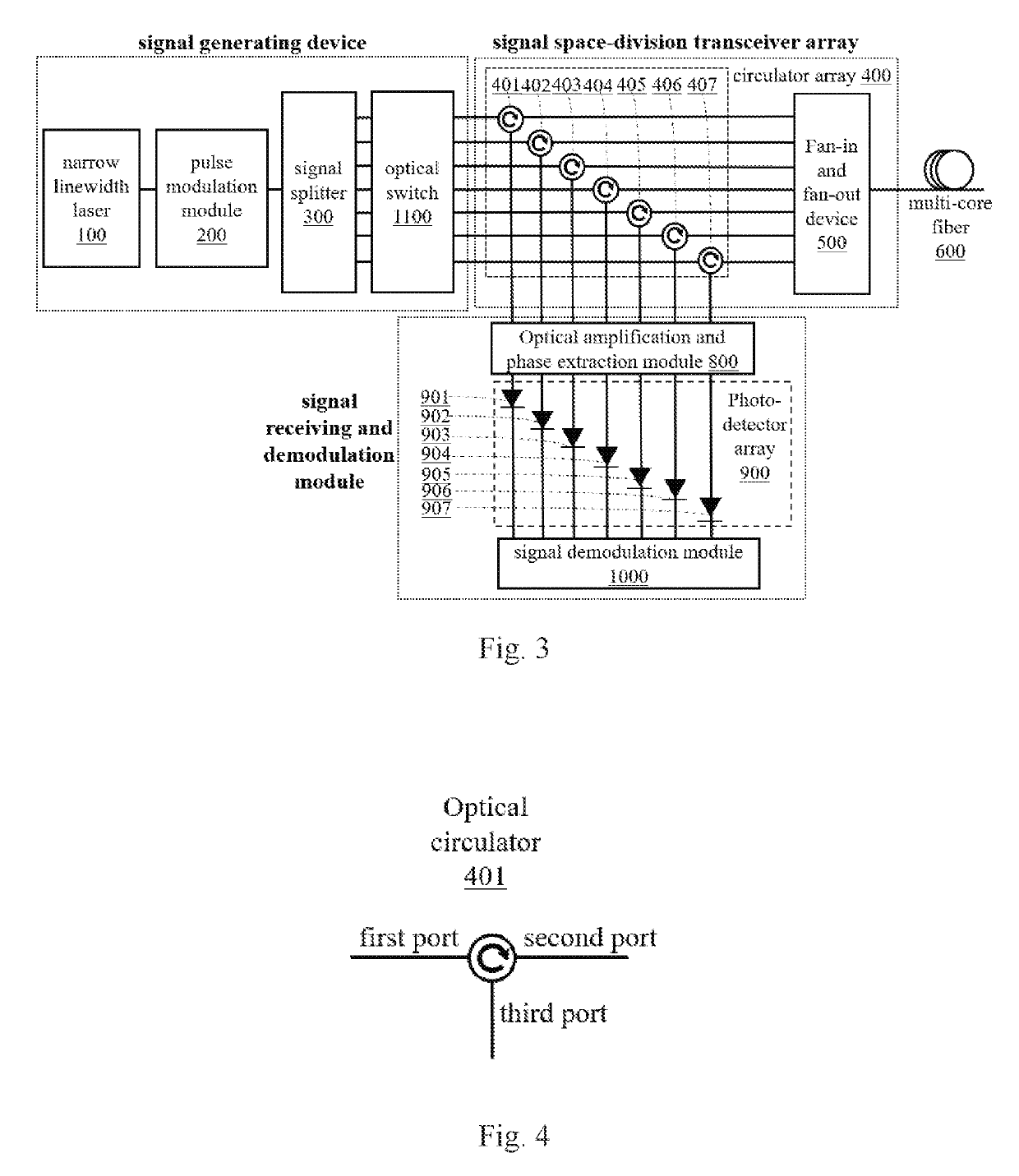 Distributed acoustic sensing system based on space-division multiplexing with multi-core fiber