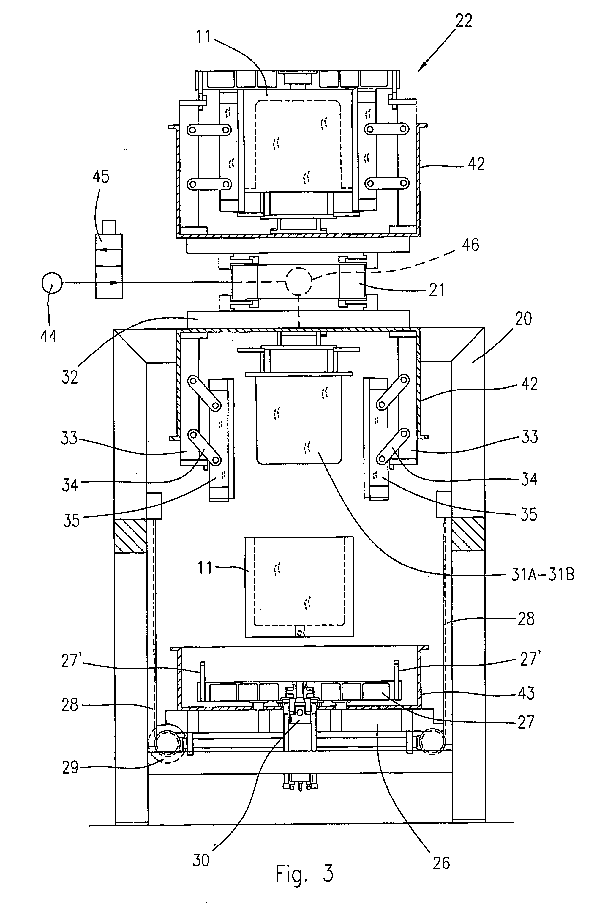 Method and Rotary Drum Installation for Vacuum Foaming of Refrigerators