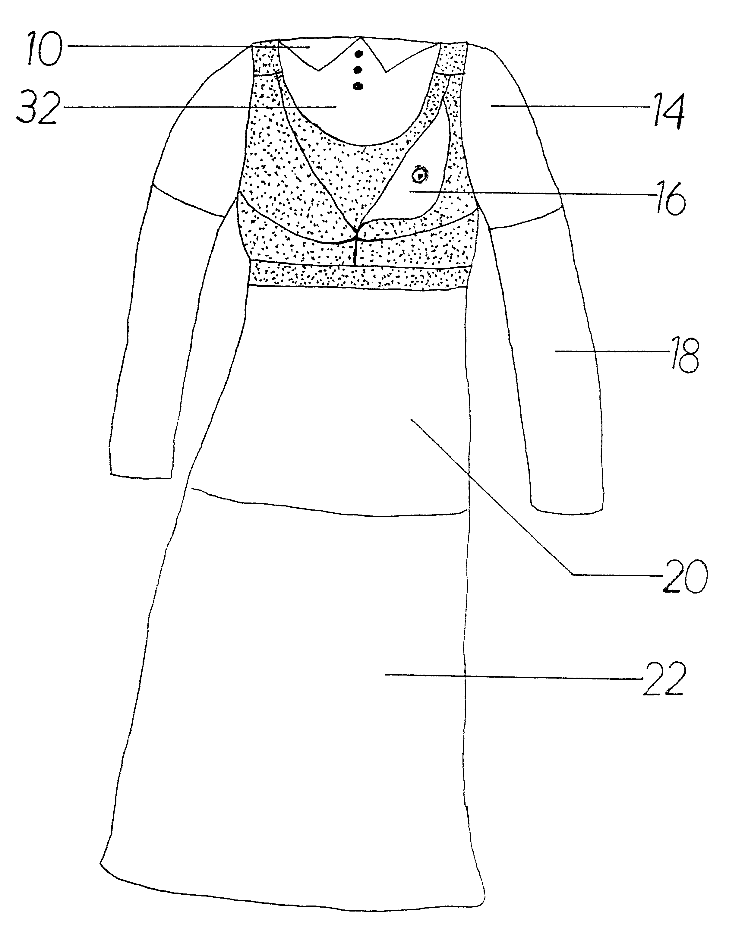 Nursing brassiere garment