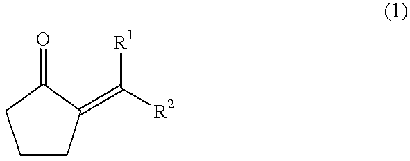 Method for producing jasmonate derivatives and intermediates thereof