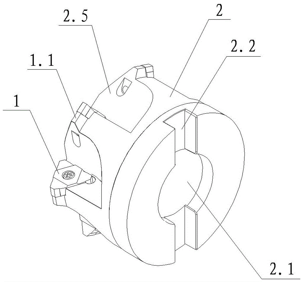 Gear milling cutter unit