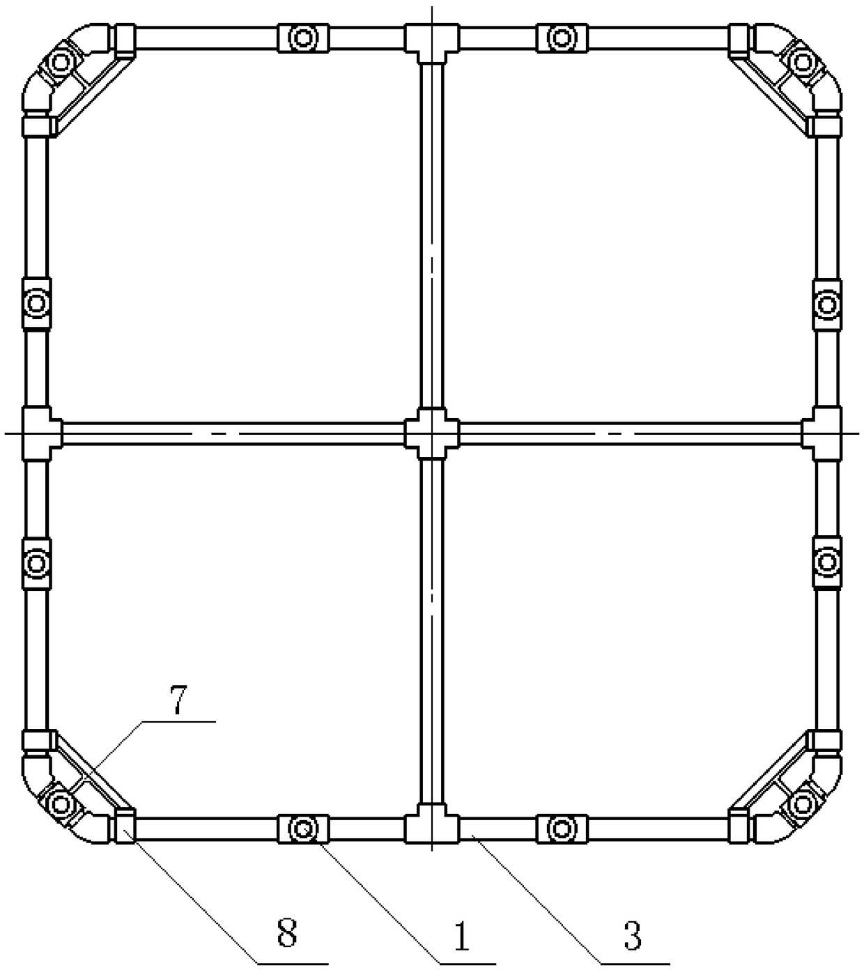 Underwater net box culturing system